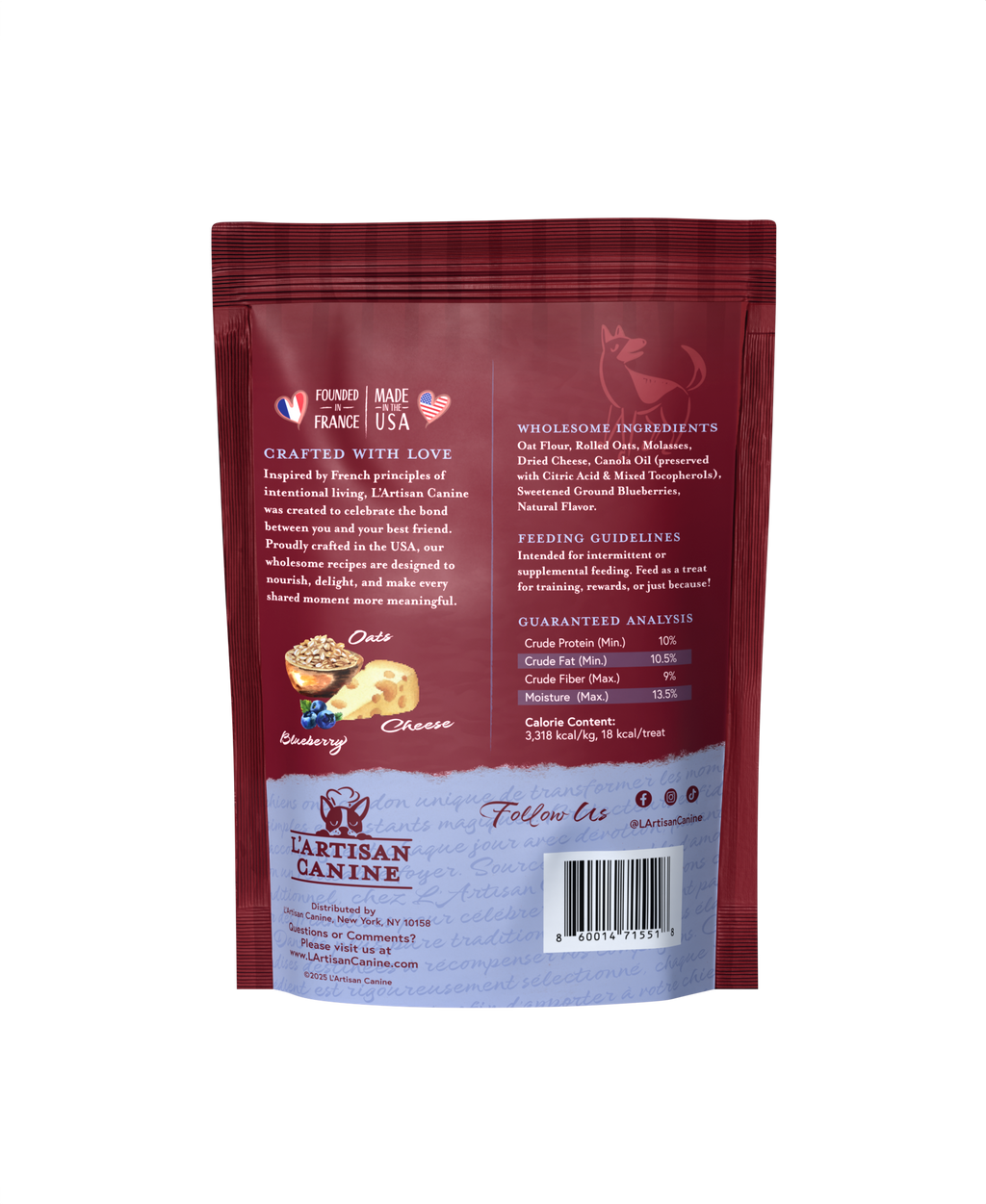 Fromage & Blueberry Dog Treats