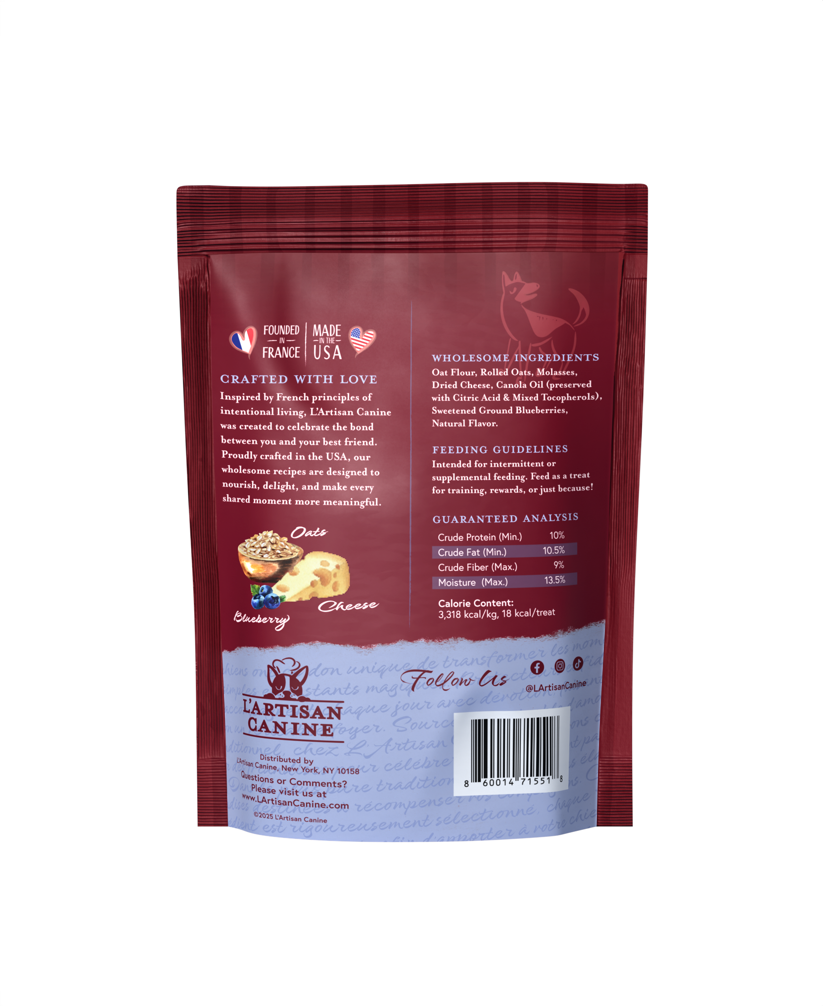 Fromage & Blueberry Dog Treats