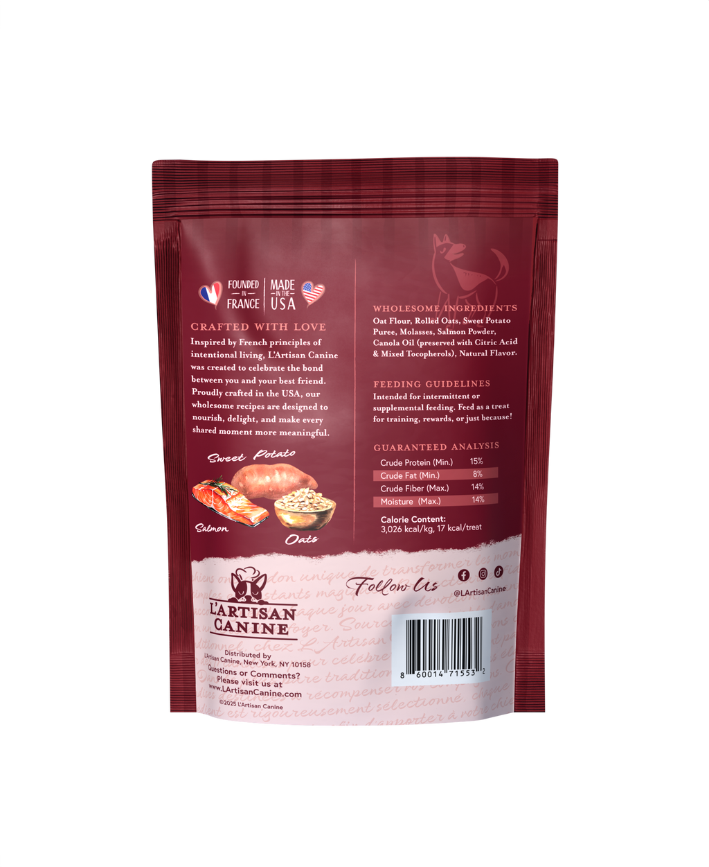 Salmon & Sweet Potato Dog Treats