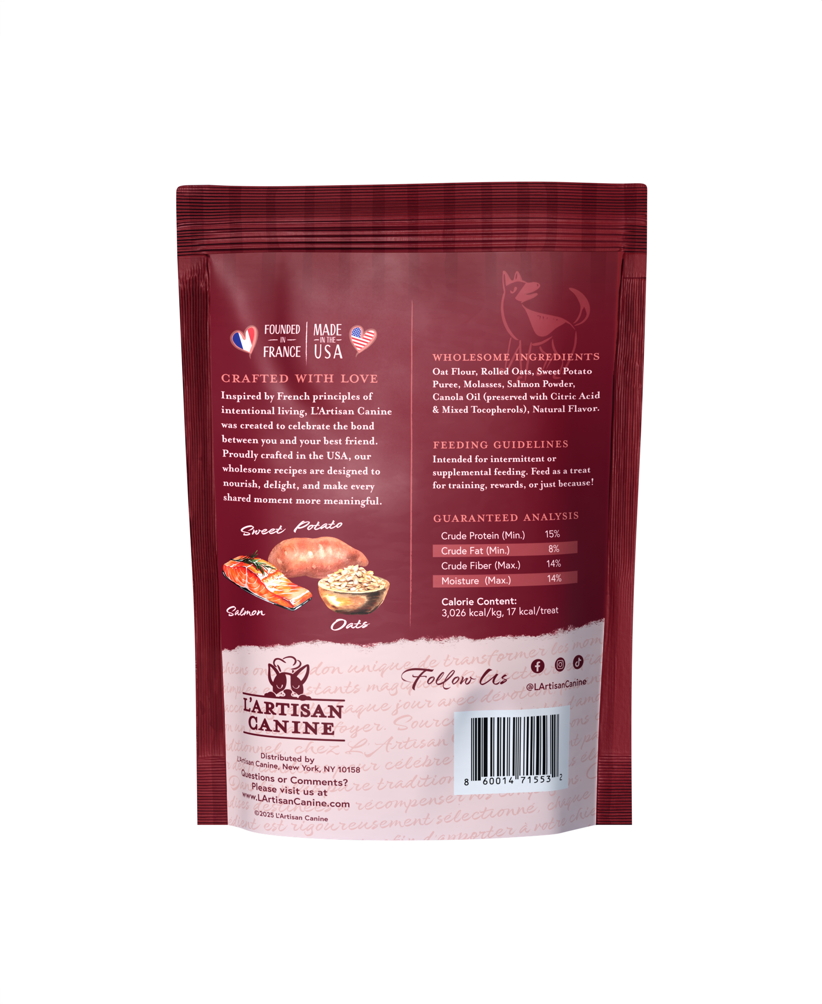 Salmon & Sweet Potato Dog Treats