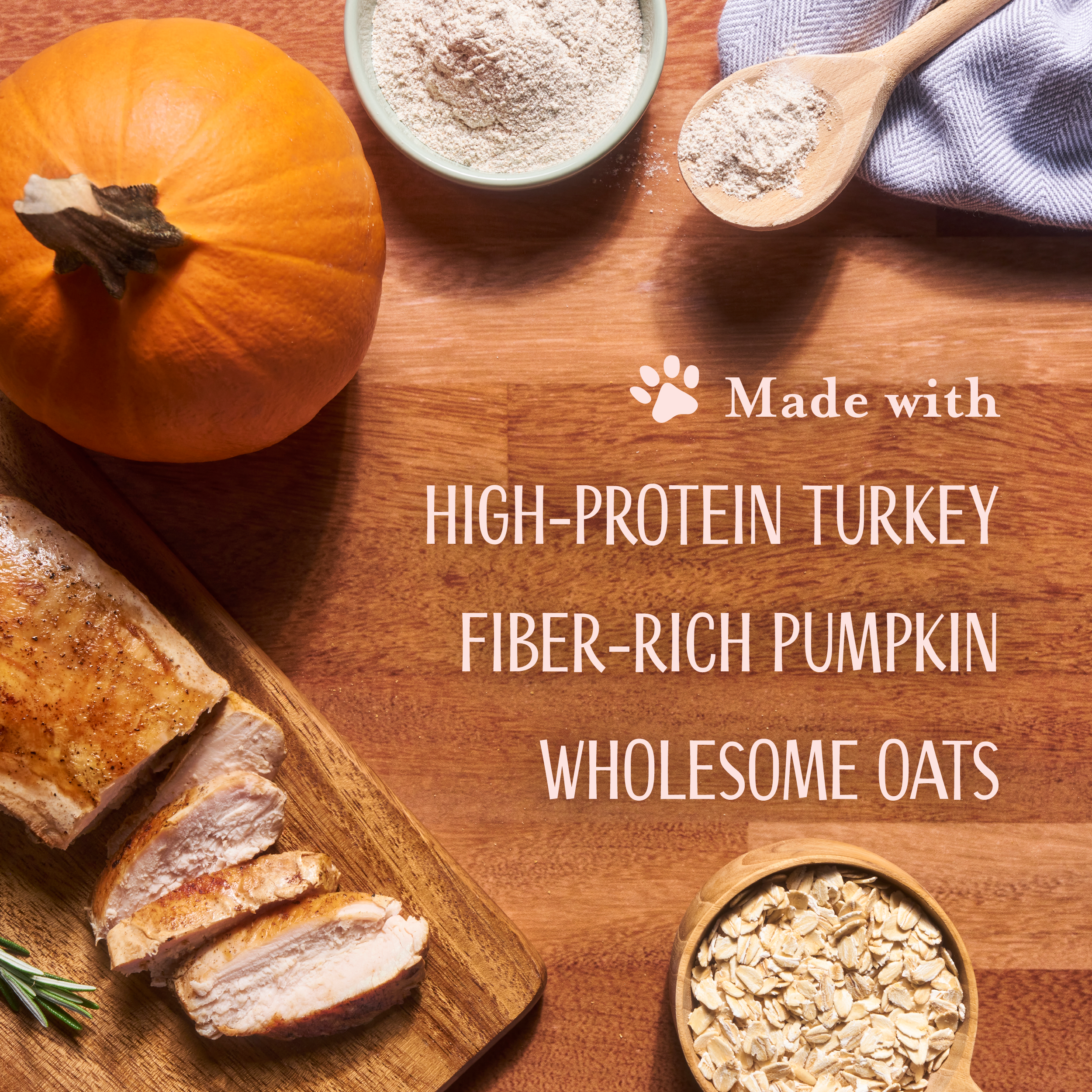 Savory Turkey & Pumpkin Dog Treats