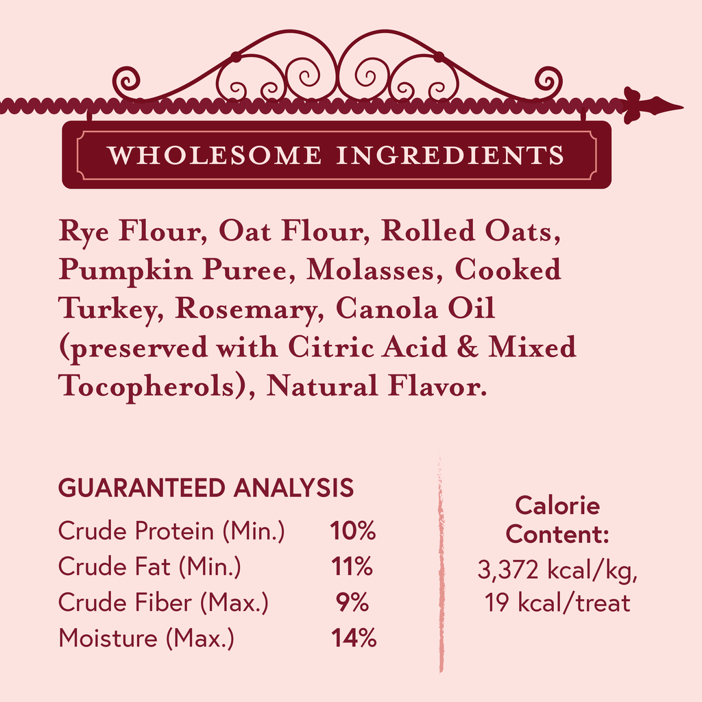 Savory Turkey & Pumpkin Dog Treats